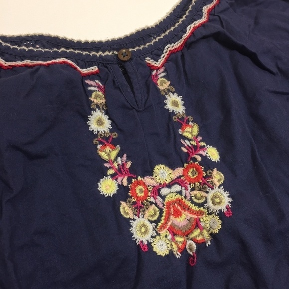 Gap 100% cotton girls 14Y embroidered blouse - Picture 3 of 6